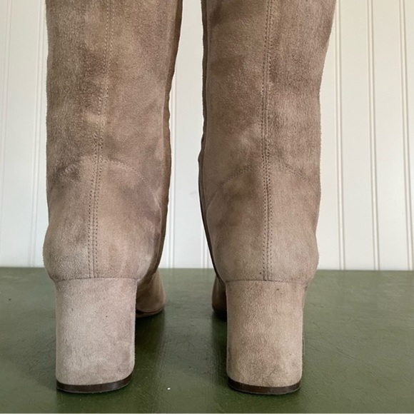 L’Autre Chose Over the Knee Boots in Light Taupe Suede *Italy* - Picture 5 of 13